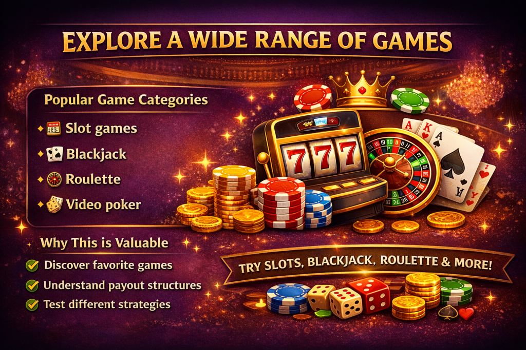 Explore a Wide Range of Games