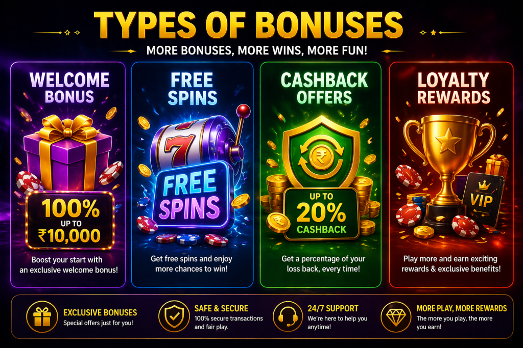 Types of Bonuses