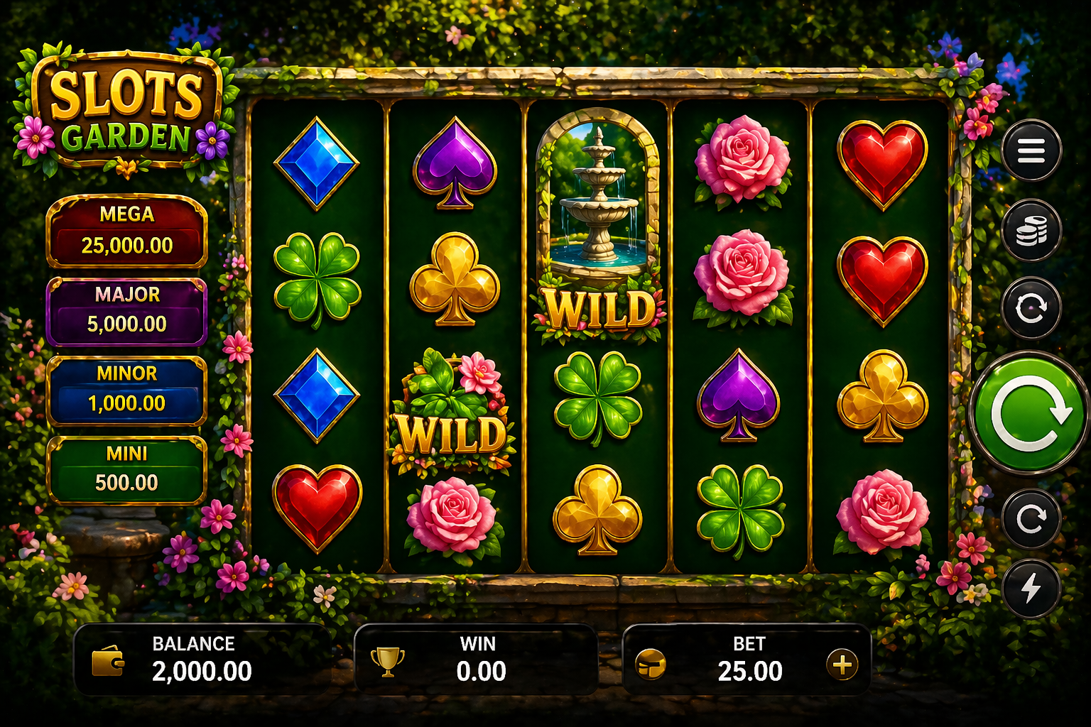 slots garden no deposit bonus