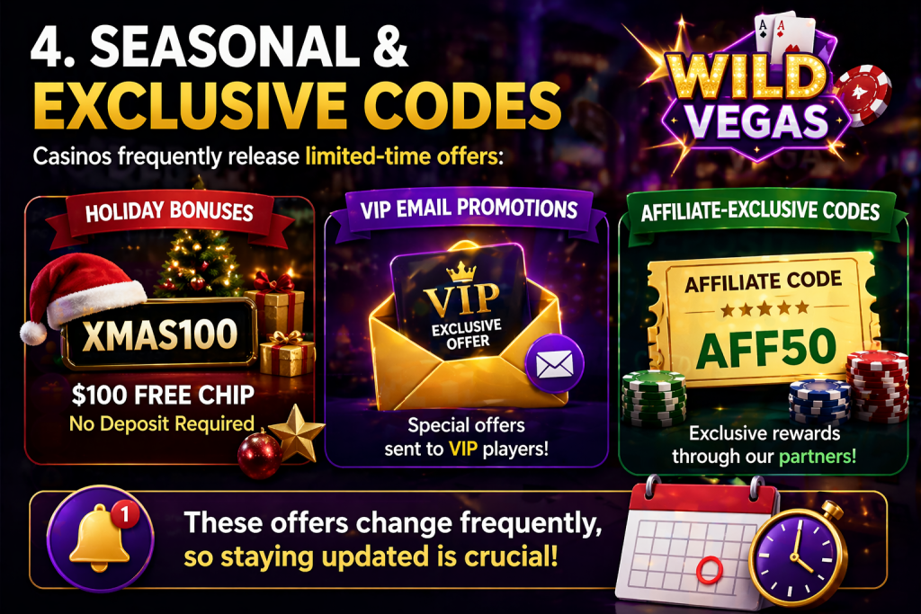 Seasonal & Exclusive Codes