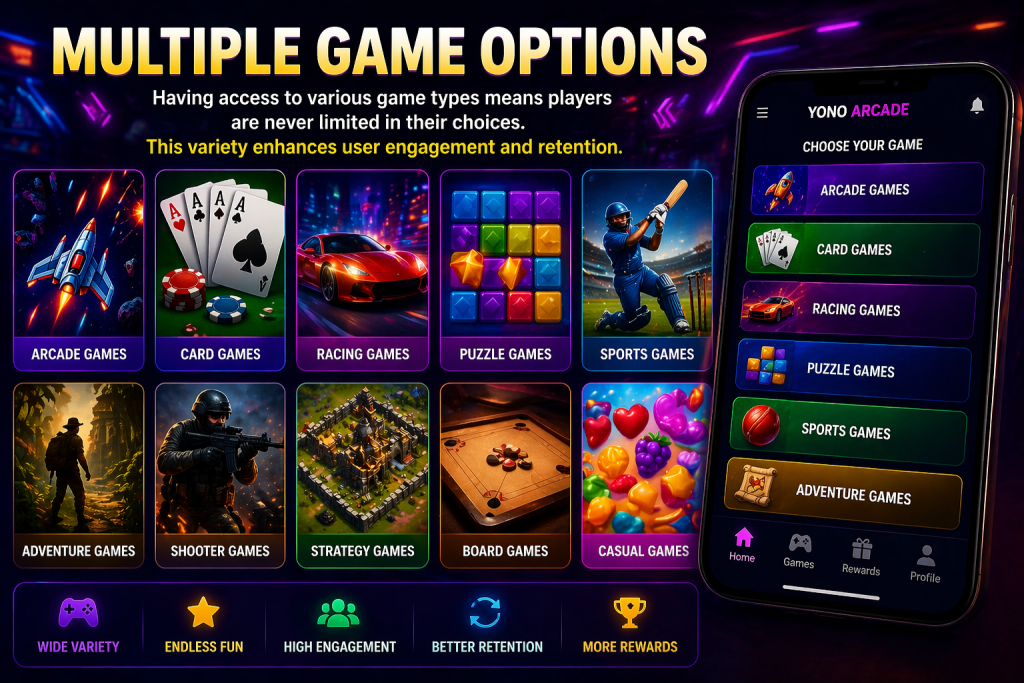 Multiple Game Options