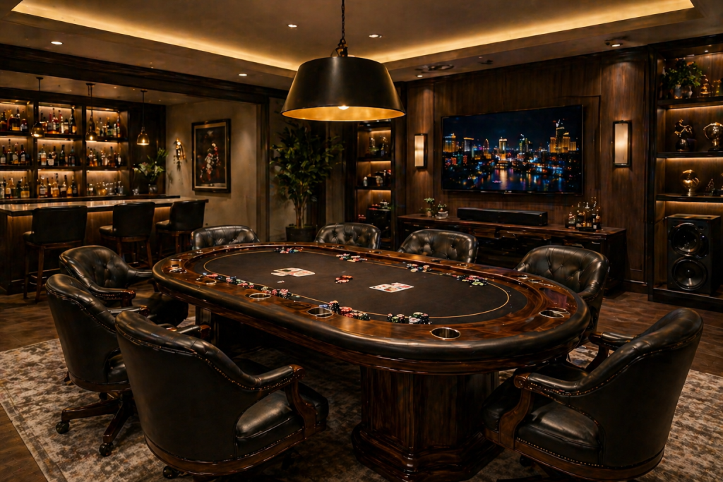 Luxury Game Room Around Your Table